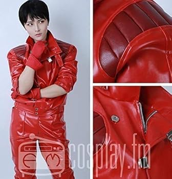 AKIRA アキラ 金田モデル ジャケット 赤　　アニメ　コスプレ　衣装 Amazon.co.jp: [HANAH] AKIRA アキラ 金田正太郎 赤い合皮